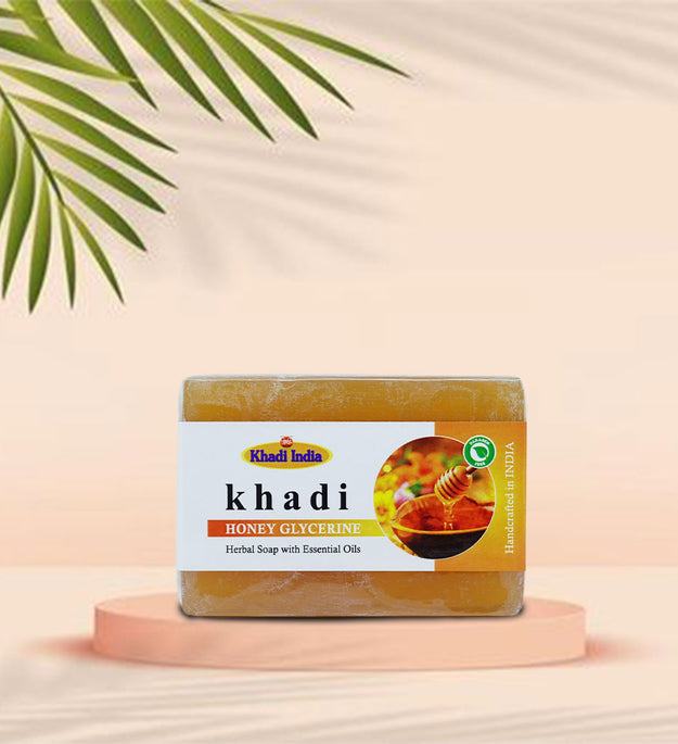 Honey Glycerine Soap 125 gms | Zubh Khadi