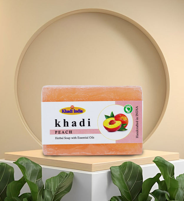 Peach Soap 125 gms | Zubh Khadi