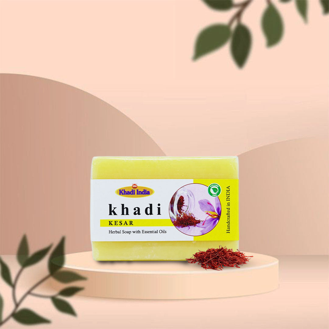 Kesar Soap 125 gms | Zubh Khadi