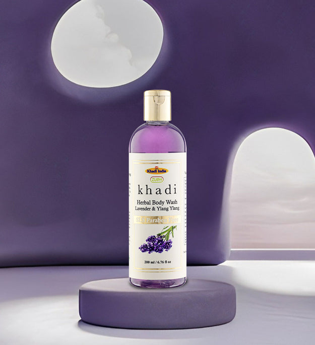 Lavender & Ylang Ylang Body Wash 200 ml | Zubh Khadi