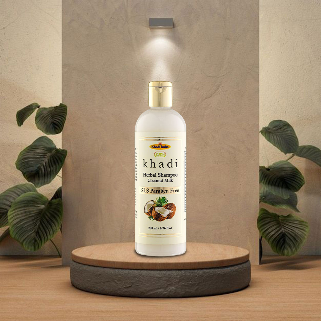 Coconut Milk Shampoo - 200ml | Zubh Khadi