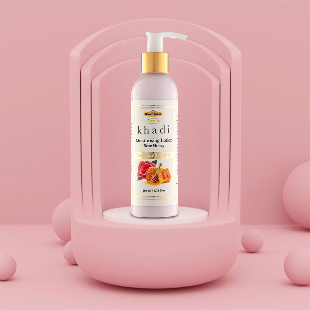 Rose Honey Lotion 200 ml | Zubh Khadi