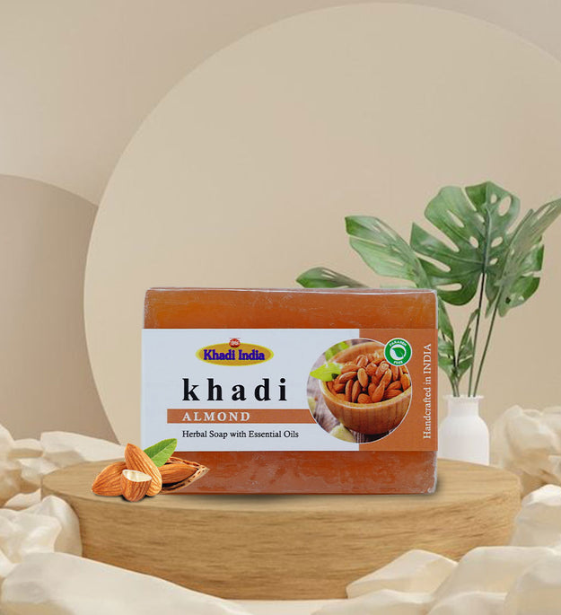 Almond Soap 125 gms | Zubh Khadi