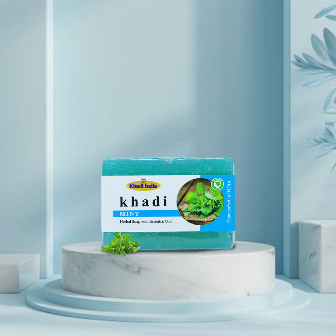 Mint Soap 125 gms | Zubh Khadi