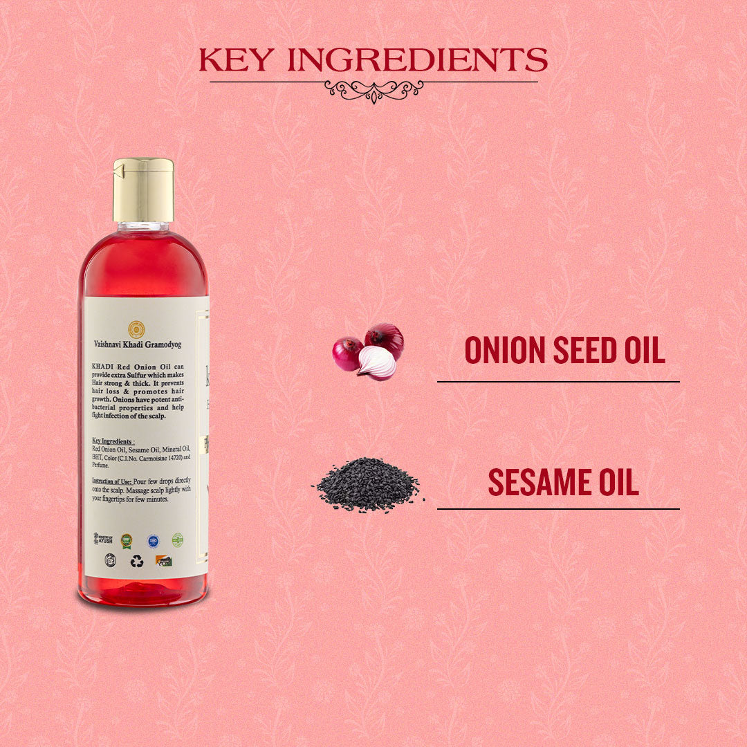 Onion Seed Hair Oil 200 ml | Zubh Khadi