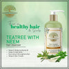Teatree with Neem hair Cleanser Sulphate Free 300 ml | Earth Khadi