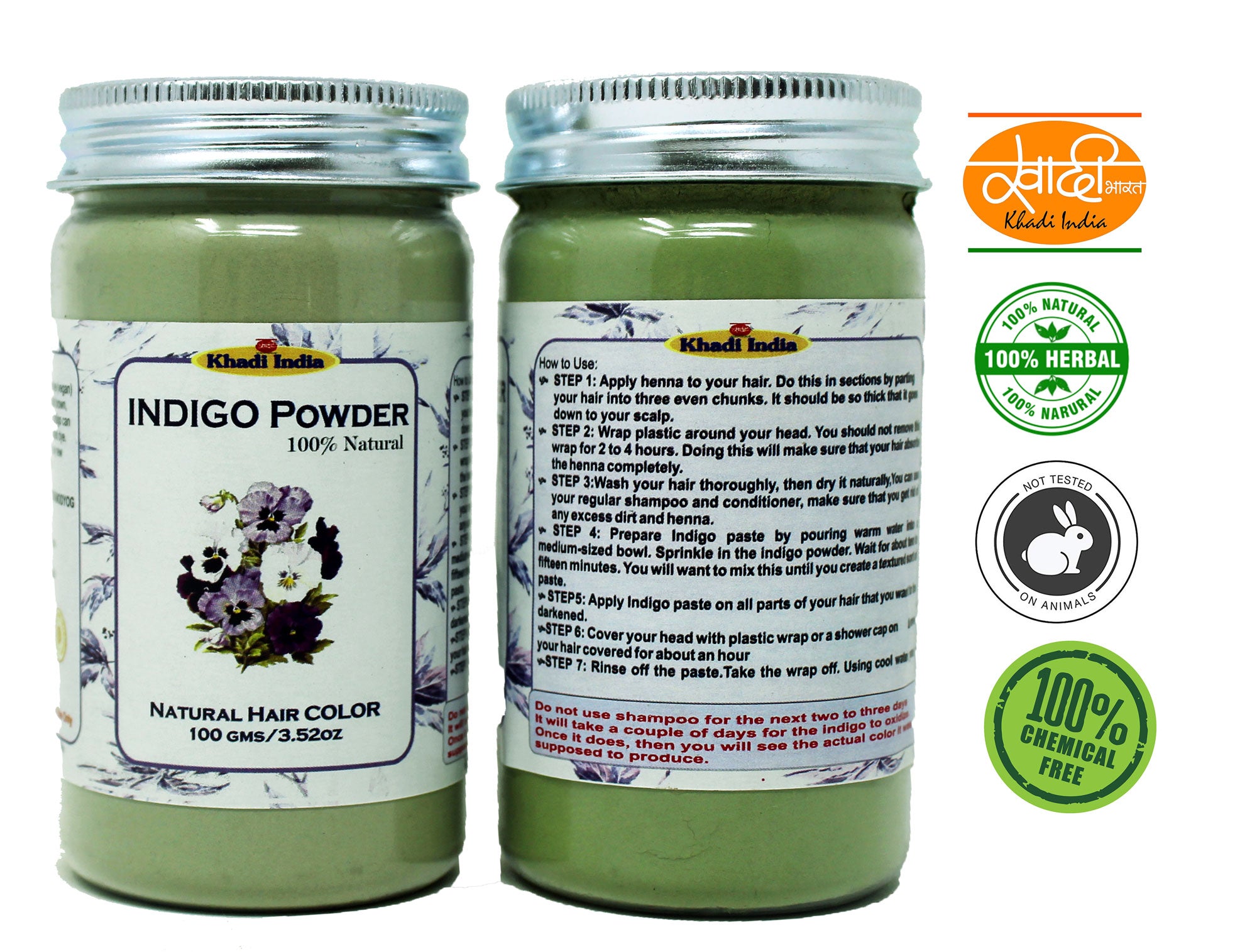 Indigo Powder 100 gms | Zubh Khadi